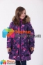 Пальто зимнее для девочки Huppa WHITNEY 12460030, цвет lilac pattern 81653 1