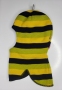 Зимняя шапка-шлем для мальчика Ruddy  2205/35, цвет полоска желтая 0