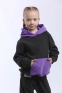 Флісовий дитячий костюм JOIKS, колір сіро-фіолетовий 4