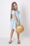 Літня сукня для дівчат Mevis 4593, колір блакитний 0