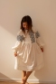 Сукня-вишиванка для дівчат Piccolo Тадея, колір біло-блакитний 0