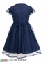 Элегантное платье с фатином Sly 208/S/18, цвет синий 0