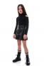 Шкіряні шорти для дівчат Suzie Вівіа SO013-Y3F15, колір чорний 0