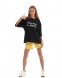 Патріотична футболка-oversize для дівчинки Доброго вечора ми з України, колір чорний 1