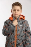Демісезона куртка-парка для хлопців Joiks EW-122, колір сірий з помаранчевим 7
