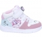 Кросівки-хайтопи для дівчат з LED підсвіткою American Club ES209, колір біло-рожевий 0