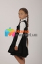 Сарафан школьный стрейчевый для девочки  Смил 120225, цвет черный 2