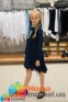 Школьное платье трикотажное Viani мд571\1, цвет синий 1