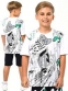Літня футболка для хлопців Cegisa 3196, колір білий 0