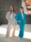 Діловий підлітковий костюм-двійка Filatova, колір бірюзовий 4