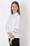 Шкільна сорочка для дівчат Mevis 4038-01, колір білий 3