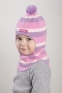Демисезонная шапка - шлем для девочки Beezy 1512/23 0