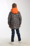 Демісезона куртка-парка для хлопців Joiks EW-122, колір сірий з помаранчевим 1