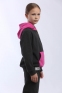 Флісовий дитячий костюм JOIKS, колір сіро-малиновий 4