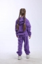 Флісовий дитячий костюм JOIKS, колір фіолетовий 1