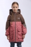 Демісезона куртка-парка для дівчат-підлітків Joiks EW-116, колір коралово-коричневий 3