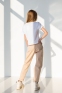 Подростковые брюки-джогеры для девочки Stimma Мирах, цвет бежевый 1