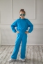 Спортивний костюм зі штанами-карго для дівчат Filatova, колір блакитний 1