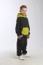Флісовий дитячий костюм JOIKS, колір сіро-салатовий 0