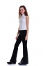 Шкільні  брюки-кльош для дівчат Suzie Алекса LP006-Y3F23, колір чорний 0