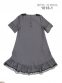 Школьное платье MONE 1618-1 с кружевным воротничком, цвет серый 1