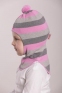 Демисезонная шапка - шлем для девочки Beezy 1512/18 0