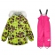 Зимовий дитячий комплект для дівчат Joiks KB-81, колір салатовий 0