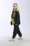 Флісовий дитячий костюм JOIKS, колір сіро-салатовий 5