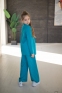 Діловий підлітковий костюм-двійка Filatova, колір бірюзовий 3