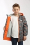 Демісезона куртка-парка для хлопців Joiks EW-122, колір сірий з помаранчевим 6