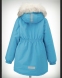 Зимова дитяча куртка-парка для дівчат Joiks G-43 колір бірюзовий 0