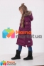 Пальто-пуховик зимний для девочки Huppa PARISH 12470055, цвет burgundy 80034 3