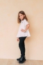 Школьная блузка для девочки Baby angel 1280, цвет молочный 0