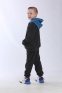 Флісовий дитячий костюм JOIKS, колір сіро-бірюзовий 5