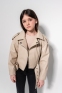 Куртка- косуха для дівчат Suzie Nathania JC038-Y3F15, колір бежевий 4