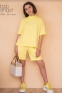 Летний спортивный костюм для девочки Baby angel 1701, цвет желтый 0
