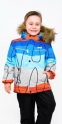 Зимовий дитячий комплект для хлопців Joiks KB-57, колір синьо-помаранчевий 2