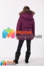 Пальто-пуховик зимний для девочки Huppa ROYAL, цвет burgundy 80034 3