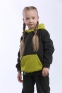 Флісовий дитячий костюм JOIKS, колір сіро-салатовий 6