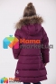 Пальто-пуховик зимний для девочки Huppa PARISH 12470055, цвет burgundy 80034 4