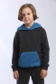 Флісовий дитячий костюм JOIKS, колір сіро-бірюзовий 6
