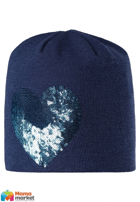 Зимняя шапка с пайетками для девочки LASSIE by Reima 728752-6800