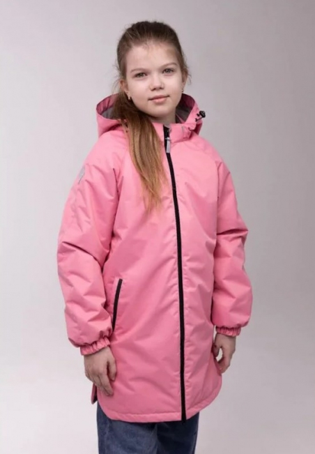 Демісезонна куртка-парка для дівчат Joiks ESP-19, колір кораловий