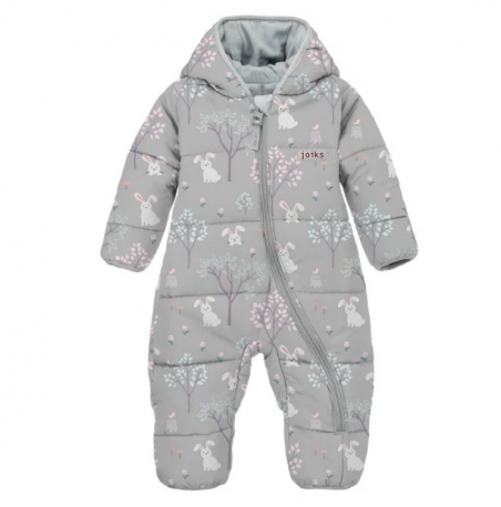 Зимовий дитячий комбінезон для дівчат Joiks KGE-50, колір сірий