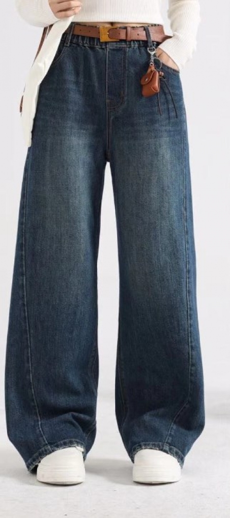 Джинси-палаццо з весняної колекції Gobolina Baby 58973, колір синій