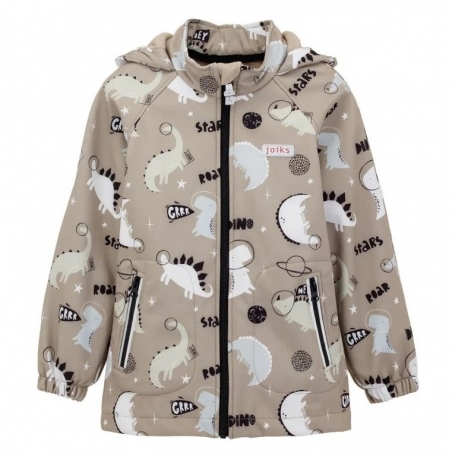 Демісезона дитяча куртка Joiks Softshell SoF-21, колір коричневий
