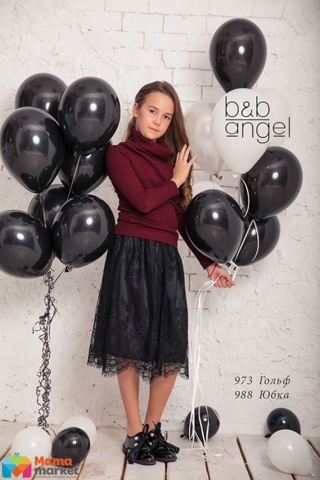 Школьная юбка Baby Angel 988, цвет черный