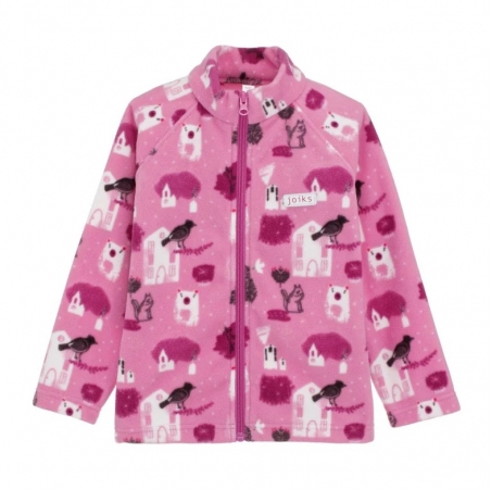 Флісова дитяча кофта JOIKS F921, колір рожевий