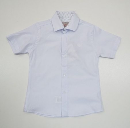 Тениска с коротким рукавом для мальчика A-yugi, цвет белый