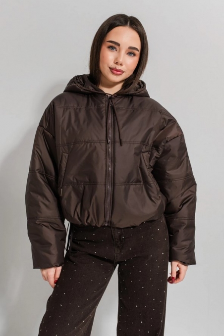 Демісезона куртка для дівчат Suzie Мелоді JC053-Y5F11, колір шоколадний